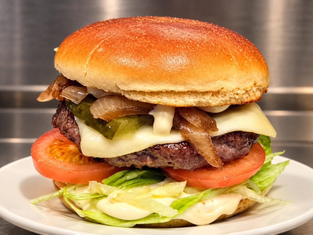 Ludo’s Special signature burger at Ludo’s Grill & Café, Carlow